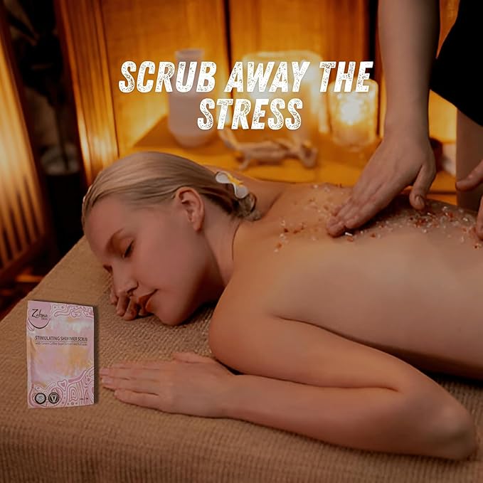 Pink Himalayan Exfoliating Body Scrub for Women – 100% Organic & Vegan, Salt Scrub Exfoliator for All Skin Types, Natural Body Exfoliating Scrub for Shower & Bath, Pink Salt Body Scrub