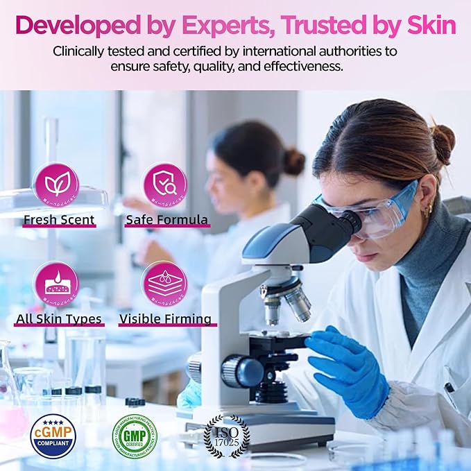 Firming Smoothing Body Cream – Visible Lifting & Tightening for Belly, Thighs, Butt | Helps Reduce Cellulite & Sagging Skin, Body Sculpting Moisturizer for Daily Body Care Routine | 4.24 fl.oz