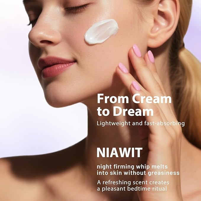 Overnight Toning Body Whip – For Loose Crepey Skin on Arms, Thighs & Belly | Firming, Moisturizing & Anti-Wrinkle Night Cream to Improve Tone While You Sleep, 4.23 fl.oz