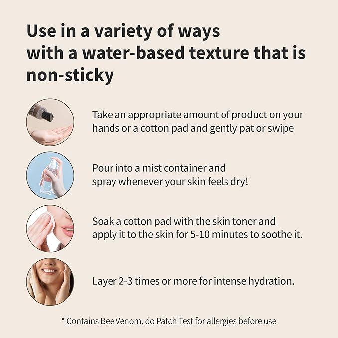 BENTON Snail Bee High Content Skin (Toner) - Snail Mucin Toner, Snail Mucin Essence Toner, Bee Venom Korean Toner, Korean Skin Care Snail Toner, Face Skin Care Snail Essence, Snail Mucin Moisturizer