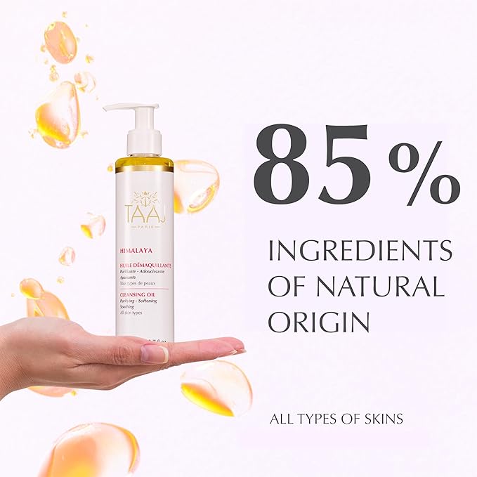 | Himalaya Cleansing Oil โ Gentle & Melting Texture | Deep-Cleansing & Hydrating Skincare | Removes Impurities & Makeup | Soft, Clear & Calm Skin | All Skin | 85% natural & Vegan | 6.8 fl oz