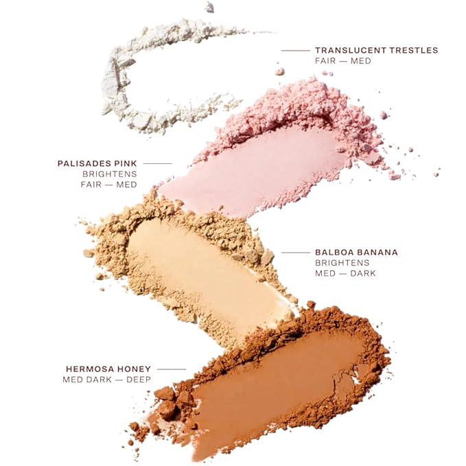 Tower 28 GetSet™ Talc-Free Setting Powder – Blurring, Soft Matte, Sweat-Proof & Transfer-Proof – Hydrating, Sensitive Skin Safe, Vegan & Cruelty-Free – Hermosa Honey