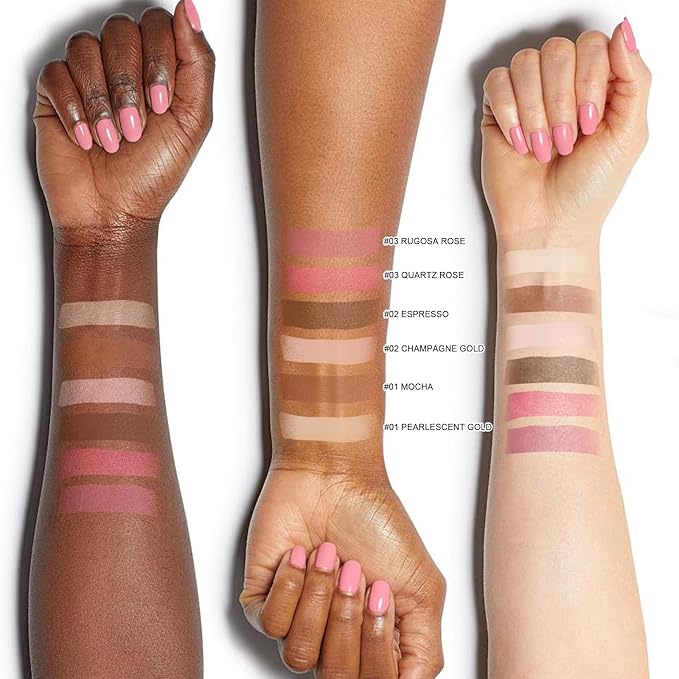 6 Colors Cream Contour Stick Makeup Kit, Shades with Highlighter Stick, Blush Stick and Bronzer Stick for Sculpt the Cheeks, Double-End Bronzer Stick, Waterproof,Dewy & Matte Finish (SET A)