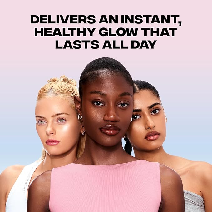 Sacheu Liquid Glow STAY-N Liquid Highlighter & Illuminator Makeup — 30ml Long Lasting Luminous Glow Lightweight Dewy Finish, Toasty Glaze