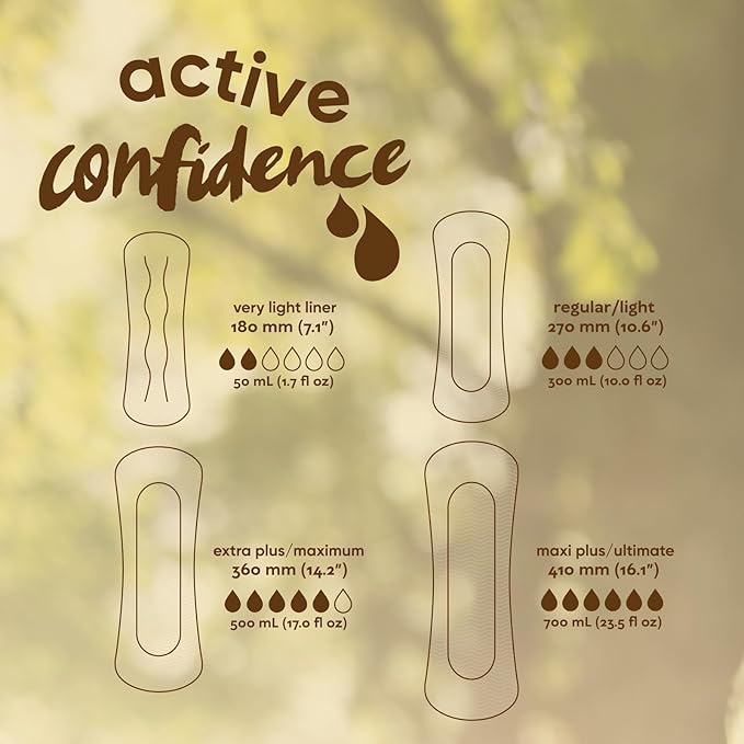 Oi | Organic Initiative Incontinence Liner, Organic Cotton Topsheet, Very Light Bladder Leakage, Breathable and Hypoallergenic, Very Light absorbs up to 1.7 floz (7.1") 60 Liners