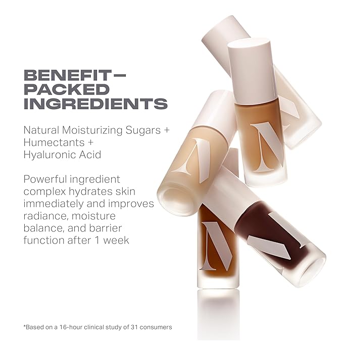 Morphe Lightform Dewy Foundation - Extended Hydration Foundation Makeup with a Lasting, Natural Radiant Finish - Long-Wearing Formula with Buildable, Medium Coverage - Medium 10C (1.01 fl oz)