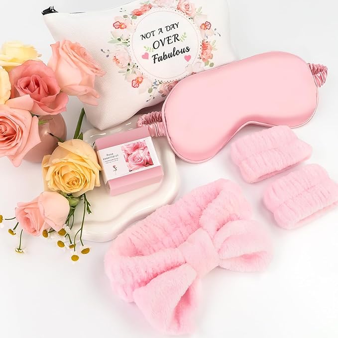 Birthday Gifts for Women, 13pc Valentine Gift Basket for Women Birthday Unique, Spa Basket Care Package Get Well Soon Box for Teen Girls, Sister, Mom, Her Fantasy Box for Mother's Day