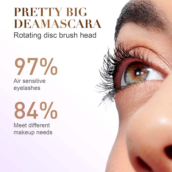 Tubing Mascara 2025 New Curling Mascara Black & Brown for Lash Makeup, Waterproof and Sweatproof Long Lasting Non-Smudged Magic Mascaras (Black C/1pcs)