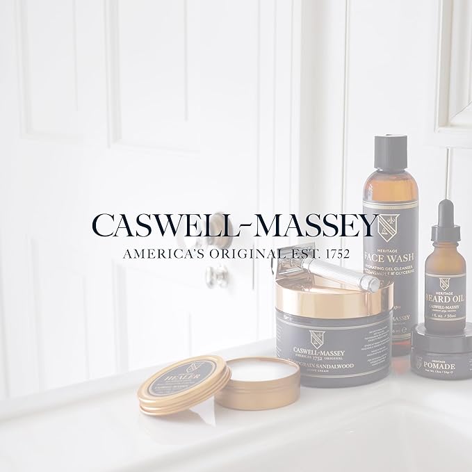 Caswell-Massey All-in-1 Body Wash, Use as a Face Wash, Beard Wash, Shampoo, Body Wash & Shave Gel, Signature Heritage Soap for Men, Made in USA, 32 Fl Oz