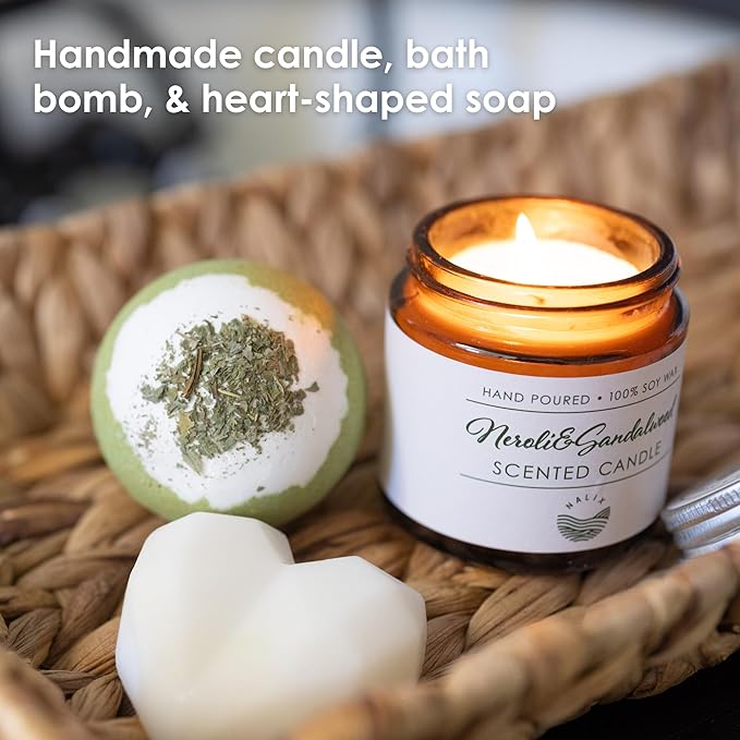 Sympathy Gift Baskets for Women – 8 Thoughtful & Cozy Items (Blanket and Candle Gift Set with Mug, Socks & More) – Sympathy Gifts for Loss of Loved One, Get Well, or Self Care Gifts for Women