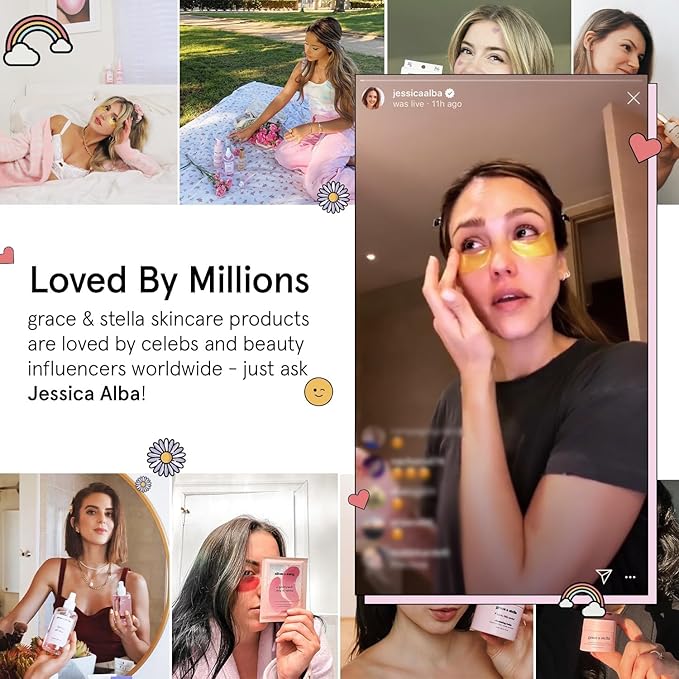 grace & stella Hypochlorous Acid Spray for Face - Body Acne Spray - Gentle Face Mist to Calm Redness & Flare-Ups Back Acne - Soothing Facial Mist for Sensitive Skin - Travel Size (60 ml/2 fl oz)