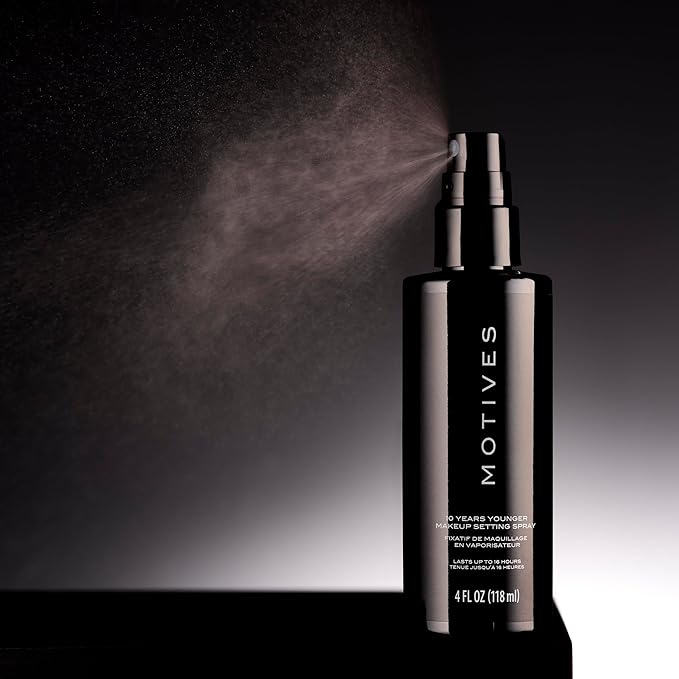 10 Years Younger Makeup Setting Spray - Long-Lasting Hold, Minimizes Slippage, Flawless Finish, Minimizes Pores, Lines, Wrinkles & Scars, Makeup Setting Spray, Oil-Free, 4 fl. oz