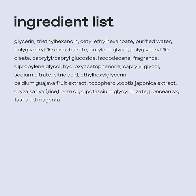 glow guava facial cleanser : hypoallergenic face cleanser & makeup remover, oil-gel hybrid, non-drying, all-in-one cleanser for hydration, 6.4 oz