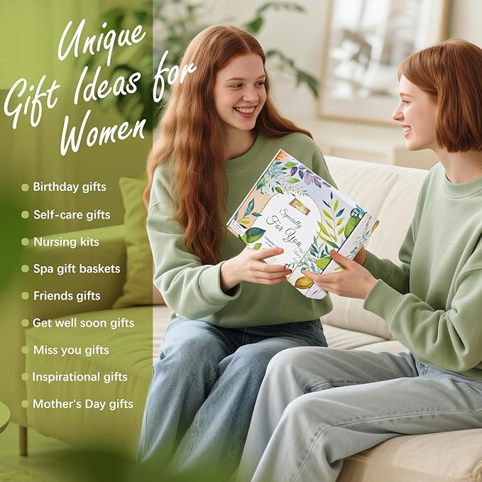 Get Well Soon Gift Basket for Women, Spa Self Care Gift Box with Plush Blanket, Sympathy Care Package for Women After Surgery, Birthday Think of You Gifts for Mom Her Sister Wife Feel Better