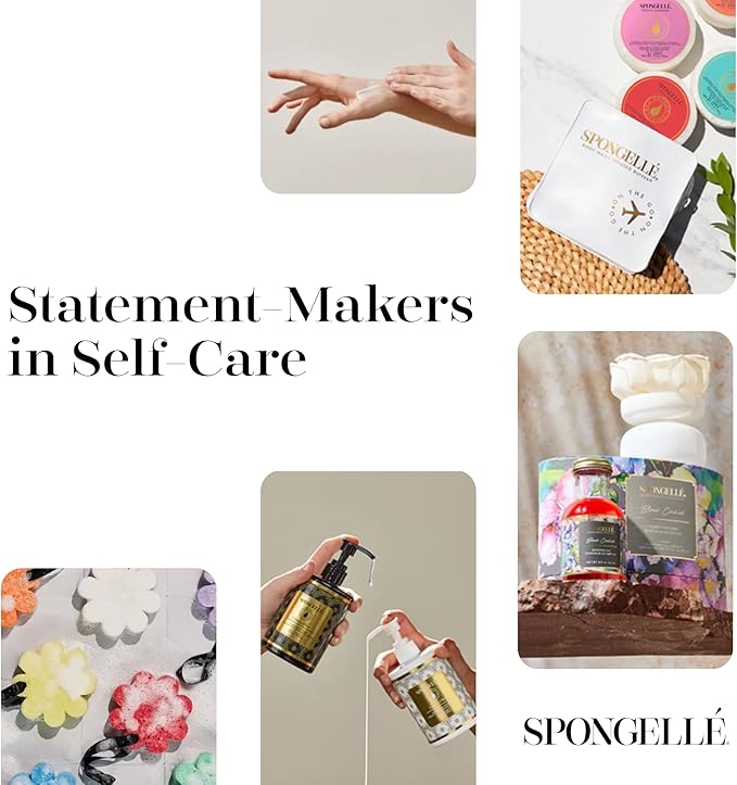 Spongellé Gingerbread Gift Set Body Wash Infused Buffers, Sugar & Spice