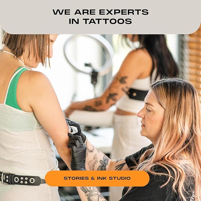 Stories & Ink Tattoo Care | THE ORIGINALS PACK | Fade-Fighting Regimen (Daily Moisturizer + Hydrating Body Oil + Vibrancy Serum) | Completely Hydrates, Highlights and Defines your Ink