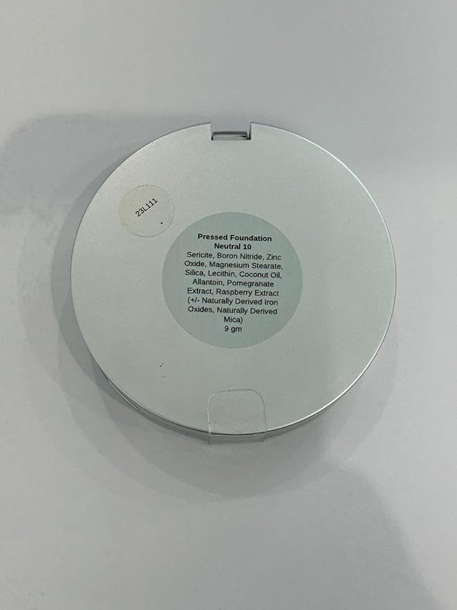 Lauren Brooke Cosmetiques Pressed Foundation, Lightweight Makeup (Neutral No. 10)