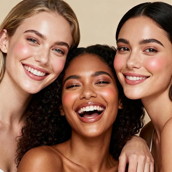 Color Nymph 3-in-1 Contour Palette - Blush Bronzer Highlighter Makeup Palettes for Medium to Tan Skin | Vegan Cruelty-Free, Nourishing & Long-lasting Travel Makeup Kit with Shimmer & Matte Powder #03