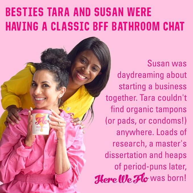 Flo Ultra Long Night Bamboo Pads with 4 Wings (10 Pads) - Super Absorbent + Soft