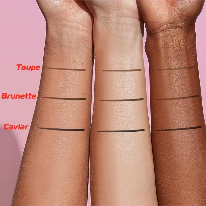 Makup Beauty Skinny Brow - Ultra Thin Eyebrow Pencil, Waterproof, Precise Micro Brow Pencil creates Hair-like Strokes for Full, Natural Brows Black (Caviar)