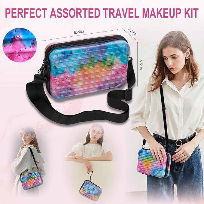 Makeup Set for Teens Makeup Kits for Teens & Girls Women - Travel Makeup Kit for Women Full Kit with Eyeshadow Palette, Lipstick & More, Make Up Set for Teenager Girls