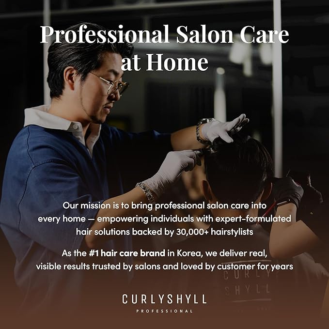 CURLYSHYLL Nutrition Support Shampoo | Collagen & Grain Protein Care | For Brittle or Damaged Hair | Gentle Daily Cleanser | 330ml