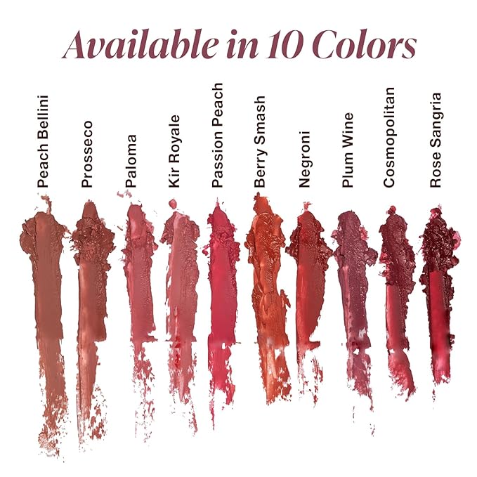 Mineral Fusion Long-Lasting Lipstick, Vivid & Smudge-Free Lip Color with Avocado Oil, Cocoa Seed Butter, Free of FD&C Dyes, Paraben and Gluten, Paloma