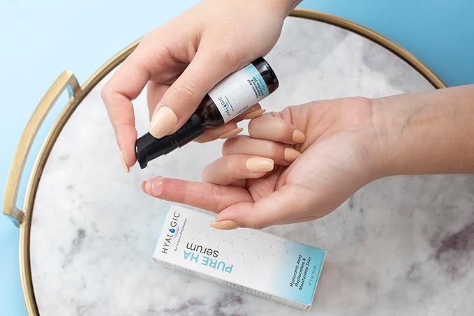 Hyalogic Pure Hyaluronic Acid Serum – Ultra Hydrating Face Serum for Skin Hydration – Fragrance-Free Skin Care Products, Facial Serum for Face Care – 1oz