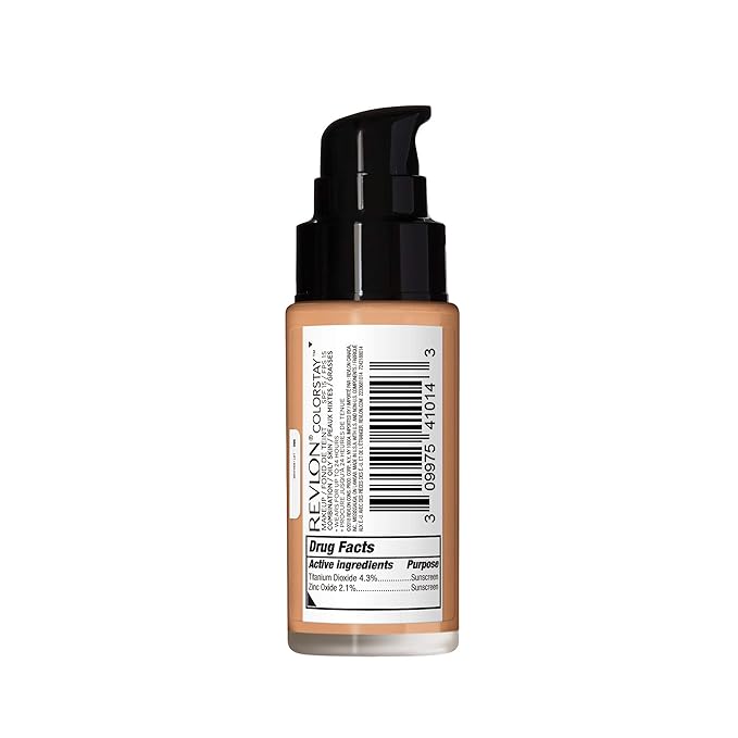 Revlon Liquid Foundation, ColorStay Face Makeup for Combination & Oily Skin, SPF 15, Medium-Full Coverage with Matte Finish, 360 Golden Caramel, 1 Fl Oz