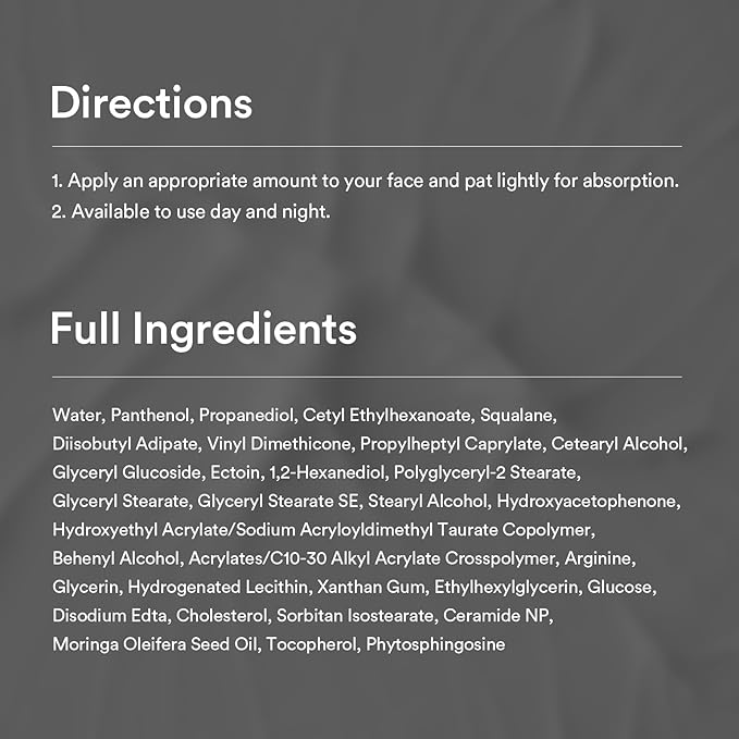 Abib Ectoin Panthenol 11% Moisturizer Barrier Tube 1.69 fl. oz. 50 mL I Skin Hydrating Face Cream