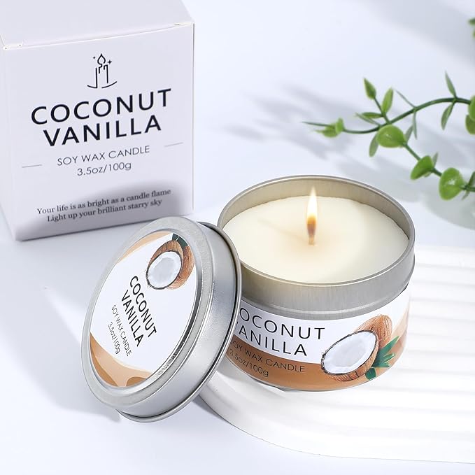 Coconut Spa Gifts for Women Birthday Self Care Kit Christmas Gifts Basket Thank You Relaxing Bath Sets for Moms Friends Co-worker Daughter Girlfriend Grandma Sister Teacher Daughter-in-Law