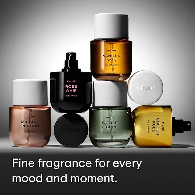 PHLUR The Best Sellers - Deluxe Mini Trio Eau de Parfum Set - Vanilla Skin, Father Figure & Missing Person - Mini Travel Size Perfume for Women & Men Fragrance - 5mL Perfume Fine Fragrance (3 x 5mL)