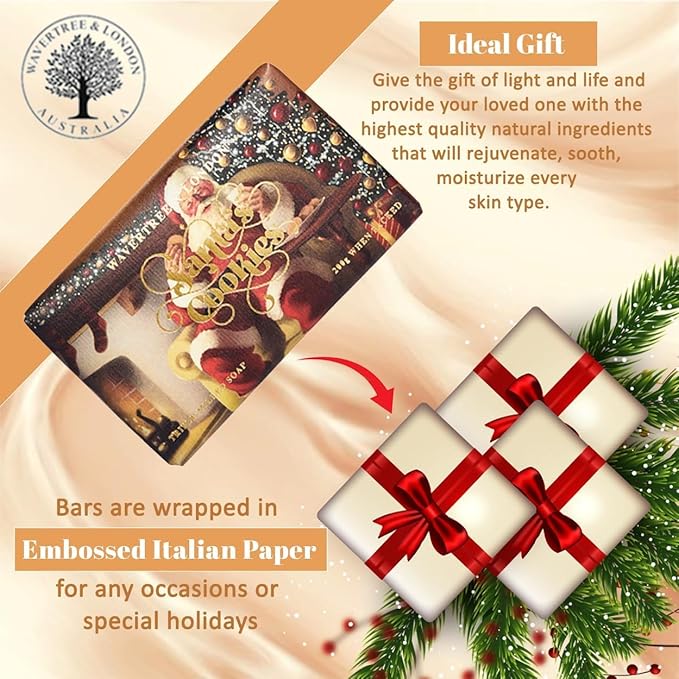 Wavertree & London Daisy & Lily Scented Natural Soap (2 Bars), 7oz Moisturizing French Triple Milled Soap Bars enriched with shea butter - Pure Plant Based Bath & Body Bars for All Skin Types