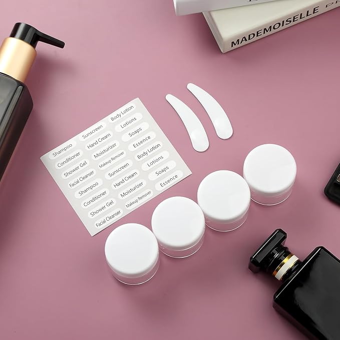 16 Pack Travel Bottles for Toiletries, Large 6oz Silicone Travel Containers with No-Drip Valve and Wide Opening