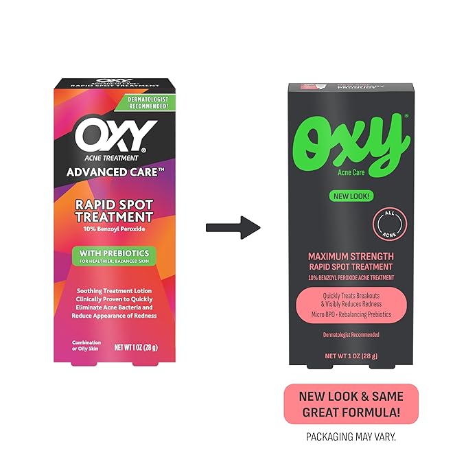 OXY Advanced Care Maximum Strength Rapid Spot Treatment with Prebiotics