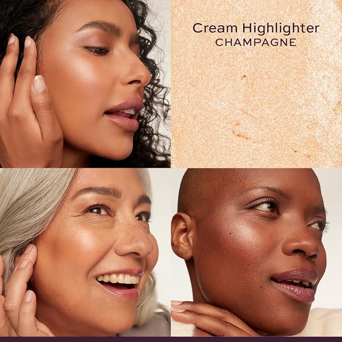 Subtl 3-in-1 Makeup Stack – Cream Bronzer, Powder Highlighter & Lip Glaze for On-the-Go Touch Ups – Lightweight, Travel-Friendly, Blendable Balm (Light/Caramel)