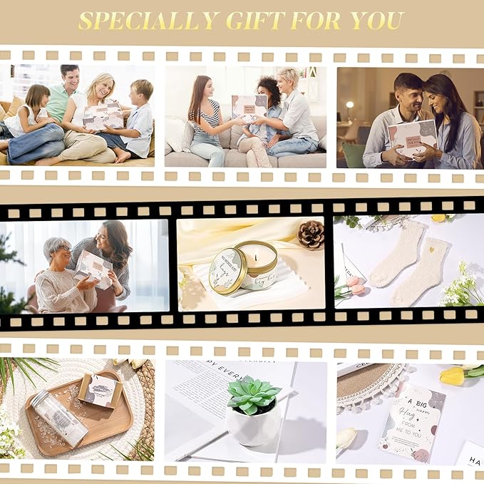 Get Well Soon Gifts Basket for Women, Gift Basket for Sick Friends After Surgery, Birthday Gifts for Women Self Care Set, Relaxing Spa Gifts Basket, Feel Better Encouragement Comfort Box for Her