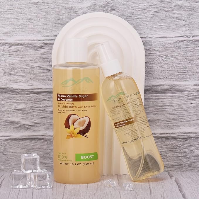 Vanilla Coconut Spa Gift Set Bath & Body Gift Basket. Natural Large Spa Basket! #1 Spa Gift Basket for Women and Men!