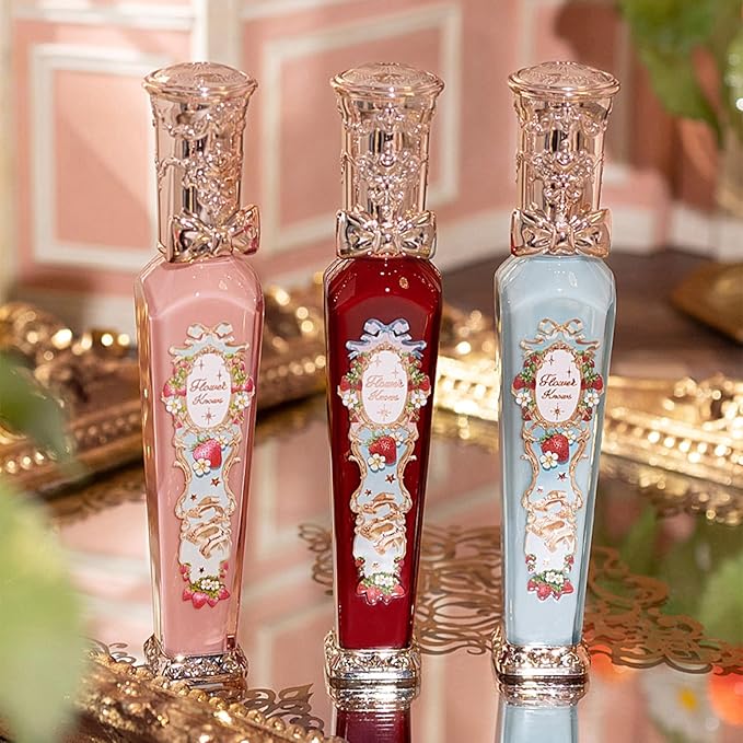 Flower Knows Strawberry Rococo Cloud Lip Cream,Velvety Matte Liquid Lipstick,Pink Lipstick,Long Lasting Lip Stain,Kiss-proof Blurred Lipstick for Girls&Women,0.12 Fl Oz(S06 Tea Break)