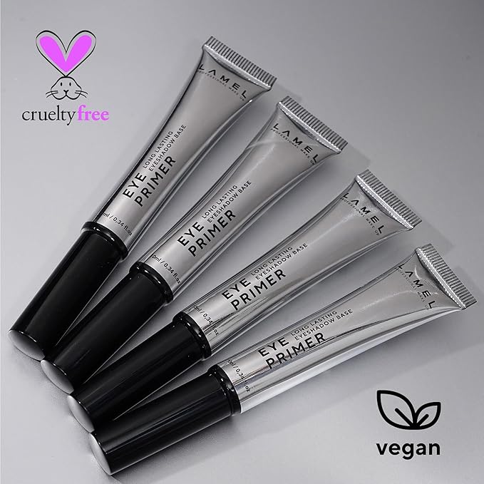 Insta Eyeshadows Base - Universal Colours - Clear, Waterproof, Vegan, Cruelty-Free, Made for Long-Lasting Wear - For Any Skin Tone and Type - 10 ml