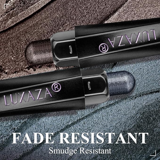 6PCS Green Eyeshadow Stick Makeup Sets, Crease-Proof Cream Shadow Pen,Metallic And Matte Shimmer Eye Shadow Pencil Crayon, A03-Smoky Green