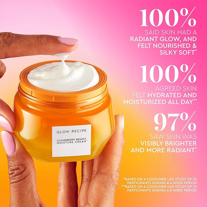 Glow Recipe Cloudberry Bright Cream Refill Pod – Ultra Moisturizing Korean Face Cream for Women with CoQ10, Multi Peptides & Vitamin C to Brighten, Repair Skin Barrier & Even Skin Tone (50 ml)