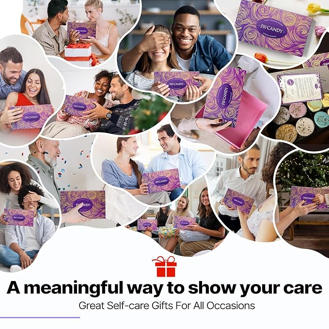 Shower Steamers Aromatherapy Birthday Gifts for Women - SWCANDY 8 Pcs Stocking Stuffers White Elephant Gifts for Adults Mom Men Teen Self Care with Natural Essential Oils Relaxation Home SPA Christmas