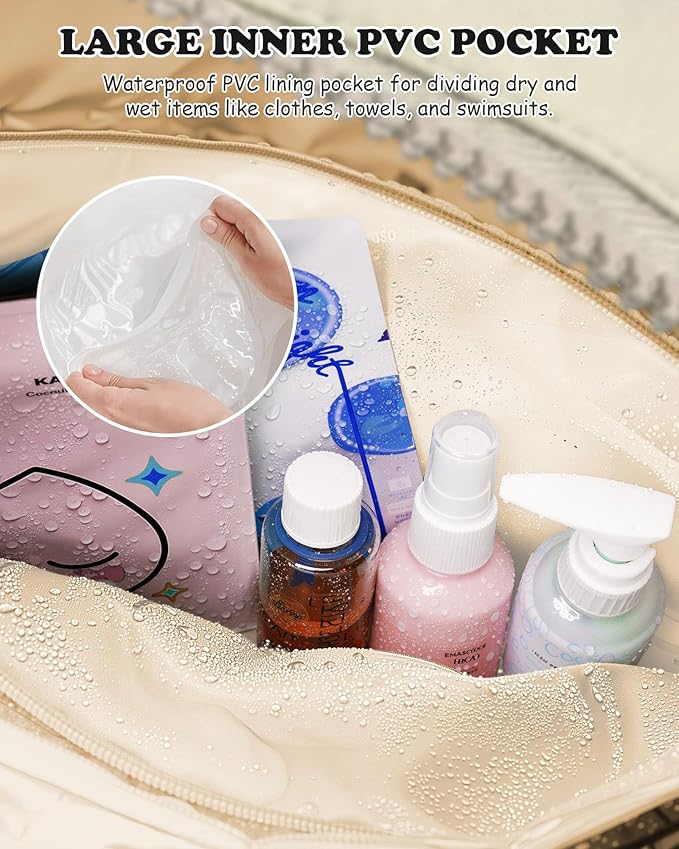 10 Year Old Girl Gifts-Duffle Bag for Travel Women, Travel Bags,Monogram Gifts-Initial Overnight Bag with Wet Pocket,Lightweight Weekender Bags Personalized Gym Tote with Makeup Pouch