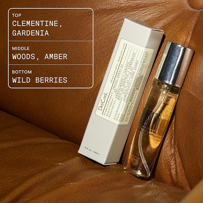 DedCool Eau de Parfum (Red Dakota- 0.5 fl oz) w/Notes of Gardenia, Amber, Bergamot, Perfume for Men and Women, Luxury Fragrance, Long Lasting, w/Essential Oils, Non-Toxic, Vegan, Fragrance For All