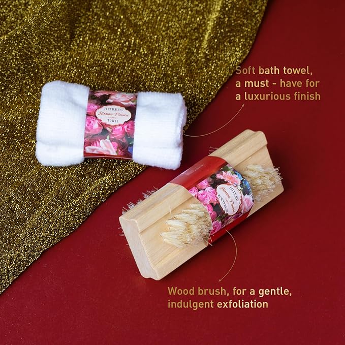 Gifts For Women Gift Basket for Women– 9 Piece Set of ROSE JASMINE Home Spa Set, Spa Gift Basket, Friendship Gifts, Shower Care Set - Bath Pampering Package, Bath Gift Set for Her, Mom, Mothers Day