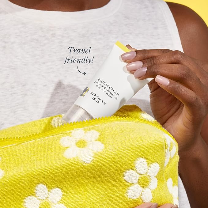 Beekman 1802 Bloom Cream Goat Milk Face Moisturizer Tube, 1.69 fl. oz. - Lightweight, Gentle, Deeply Hydrating & Nourishes Skin Barrier - All Skin Types - Cruelty Free