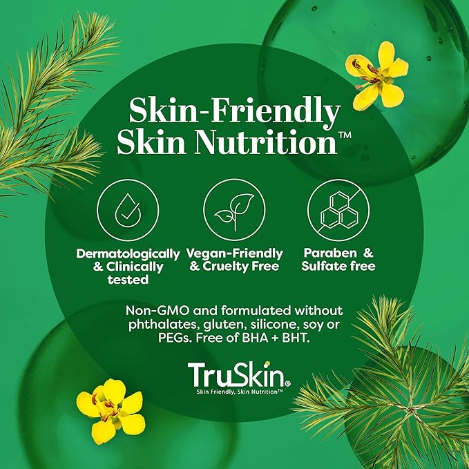 TruSkin Tea Tree Oil Acne Treatment for Face – Acne Serum – Improve the Appearance of Pores, Skin Tone for Smooth, Glowing Skin with Salicylic Acid, Vitamin C, Niacinamide & Retinol, 1 fl oz