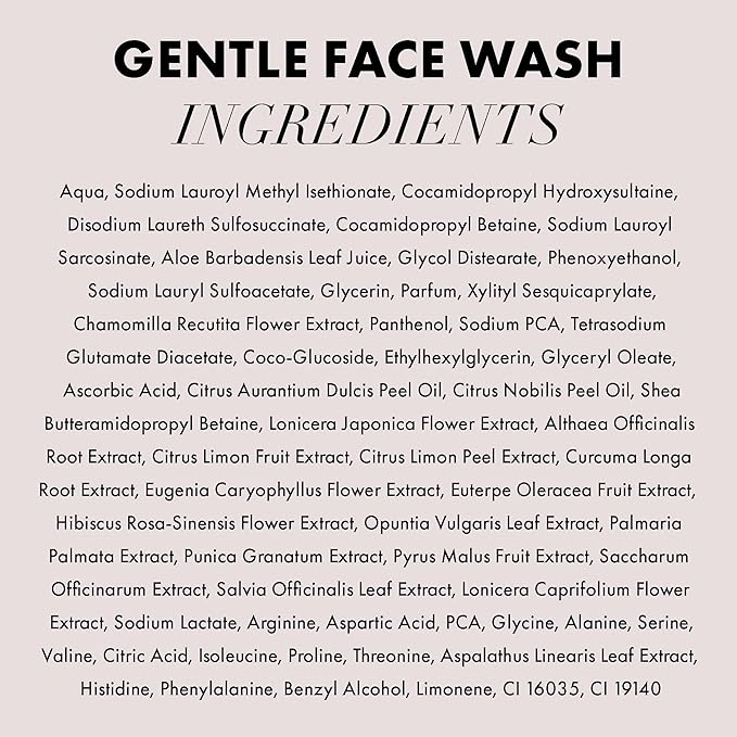 Hanz de Fuko Gentle Face Wash for Men & Women – Citrus & Creme Premium Facial Cleanser, Great for Sensitive Skin – Hypoallergenic Formula with Aloe Vera, Clove, Acai – Sulfate and Paraben Free – 8 oz.