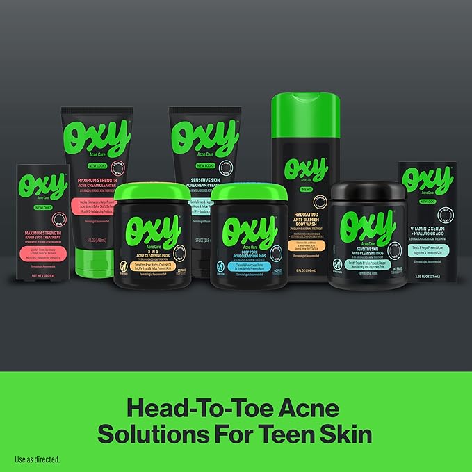 Oxy Sensitive Skin Acne Cream Cleanser